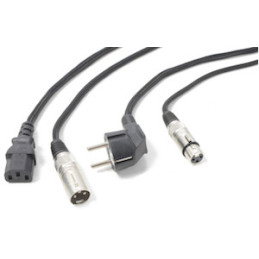 CX02-15  Shuko/XLR F-IEC/XLR M 15m