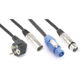 CX08-15 Shuko/XLR M-PwcA/XLR F15m