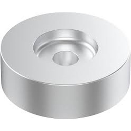 45 RPM Adapter per dischi in vinile da 7 pollici, realizzatoin alluminio di alta qualità per stabilità e durata, perfettoper tut