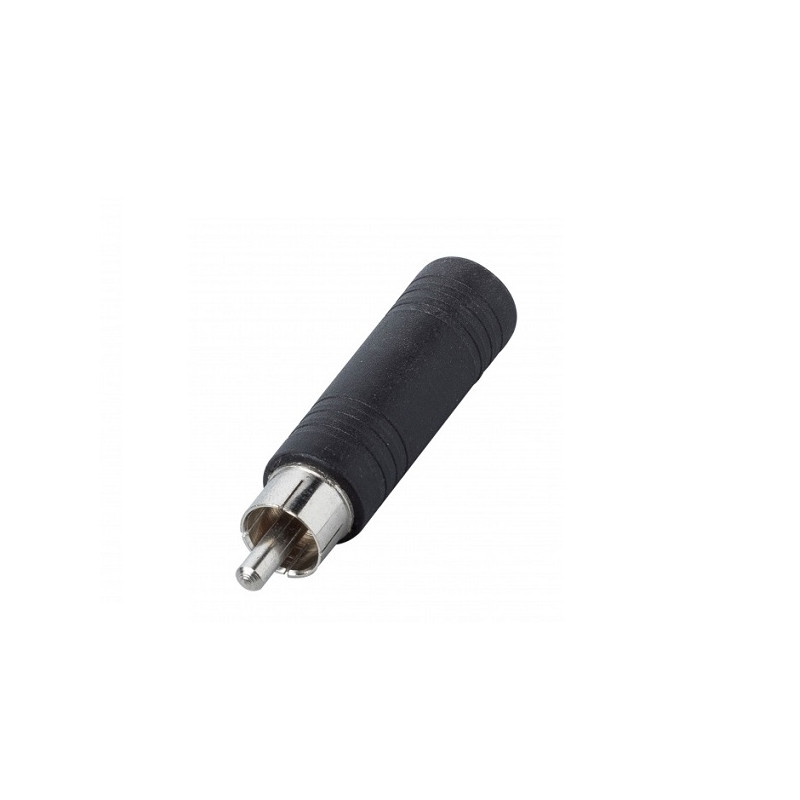 ADATTATORE SPINA 6.3MM JACK MONO M  E SPINA RCA F