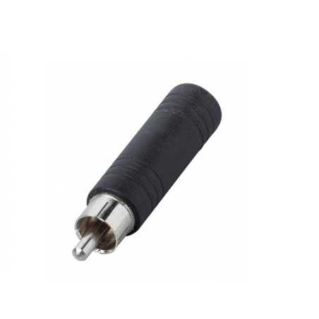 ADATTATORE SPINA 6.3MM JACK MONO M  E SPINA RCA F
