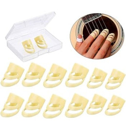 ALASKA PIK Plettro da dito, plastica, 12mm, 12pz