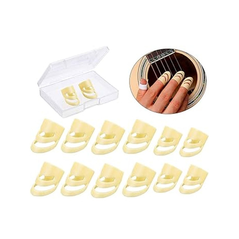 ALASKA PIK Plettro da dito, plastica, 12mm, 12pz