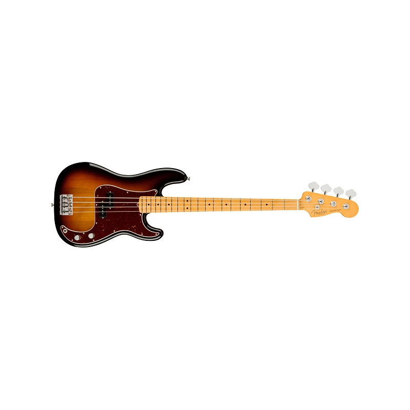 American Professional II Precision Bass®, tastiera in acero, sunburst a 3 colori