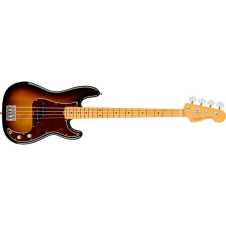 American Professional II Precision Bass®, tastiera in acero, sunburst a 3 colori