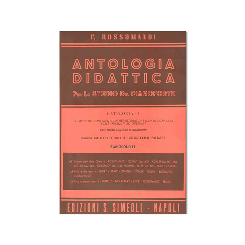 Antologia Didattica Cat. A Vol. 2 F.Rossomandi