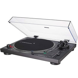 Audio-Technica AT-LP120X Piatto Audio Giradischi a Trasmissione Diretta, Nero, Analogico e USB