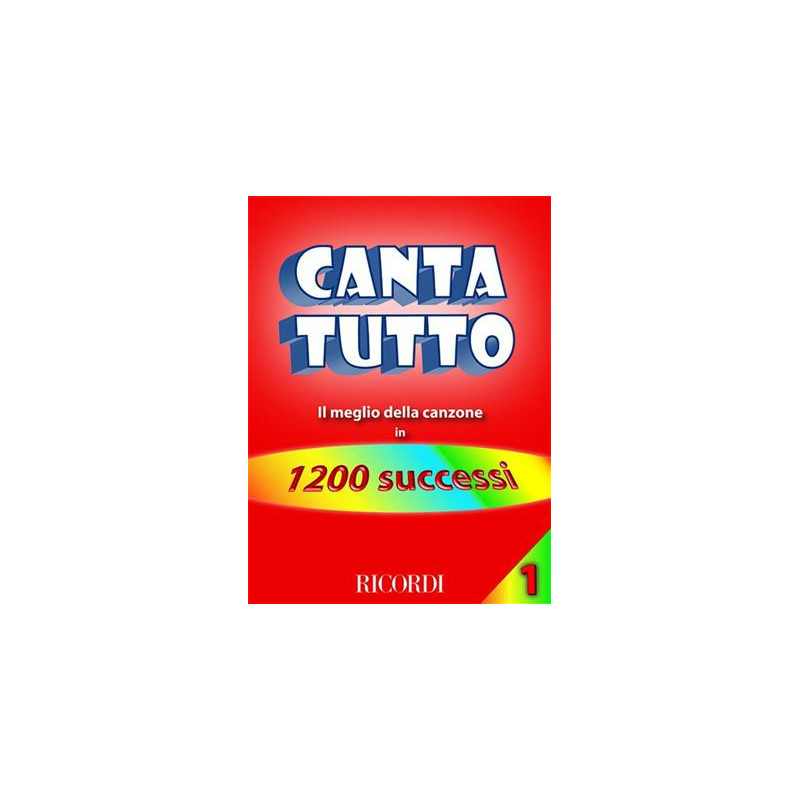 Cantatutto Vol. 1Il Meglio Della Canzone In 1200 Successi