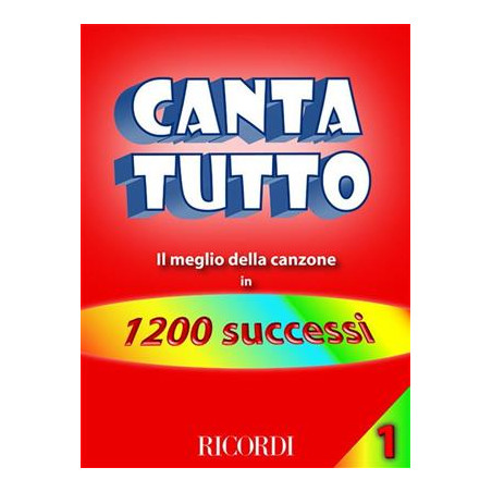 Cantatutto Vol. 1Il Meglio Della Canzone In 1200 Successi