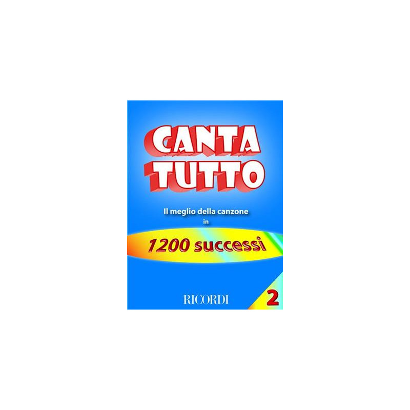Cantatutto Vol. 2Il Meglio Della Canzone In 1200 Successi