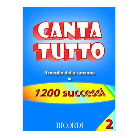 Cantatutto Vol. 2Il Meglio Della Canzone In 1200 Successi