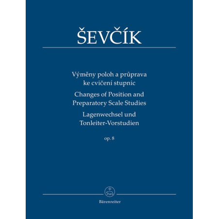 Changing Positions and Prep. Score Studies op. 8 Di Otakar Sevci