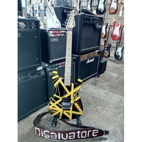 CHARVEL EVH Art Series Eddie van Halen Custom Shop - Black e Yellow