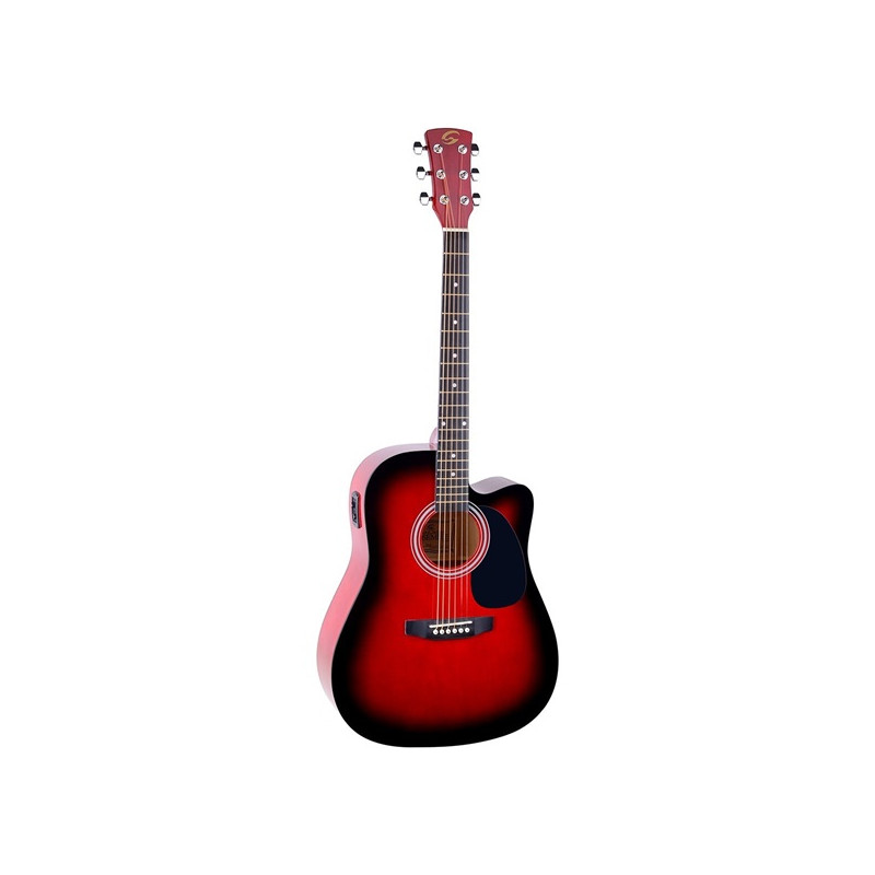CHITARRA ACUSTICA SOUNDSATION YOSEMITE-DNCE-RDS