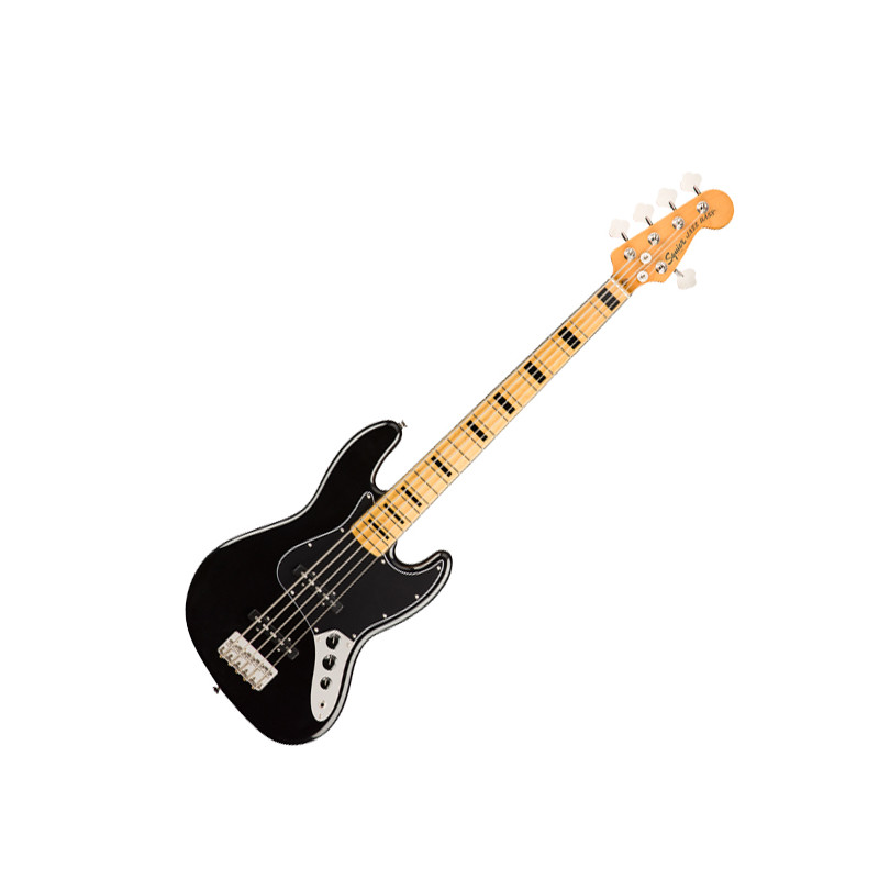 Classic Vibe 70s Jazz Bass V Maple Fingerboard Black