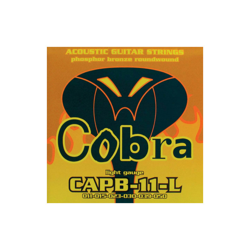 COBRA Muta di corde per chitarra acustica, 011-050