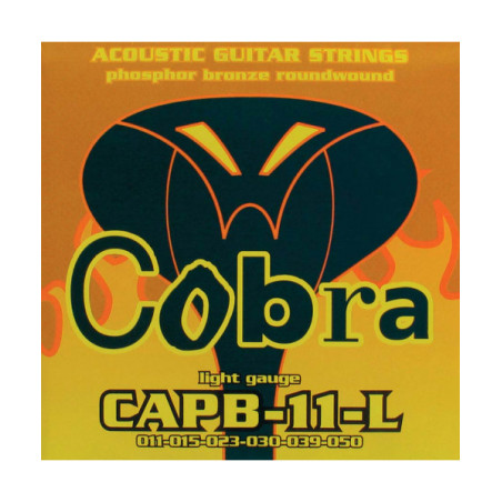 COBRA Muta di corde per chitarra acustica, 011-050