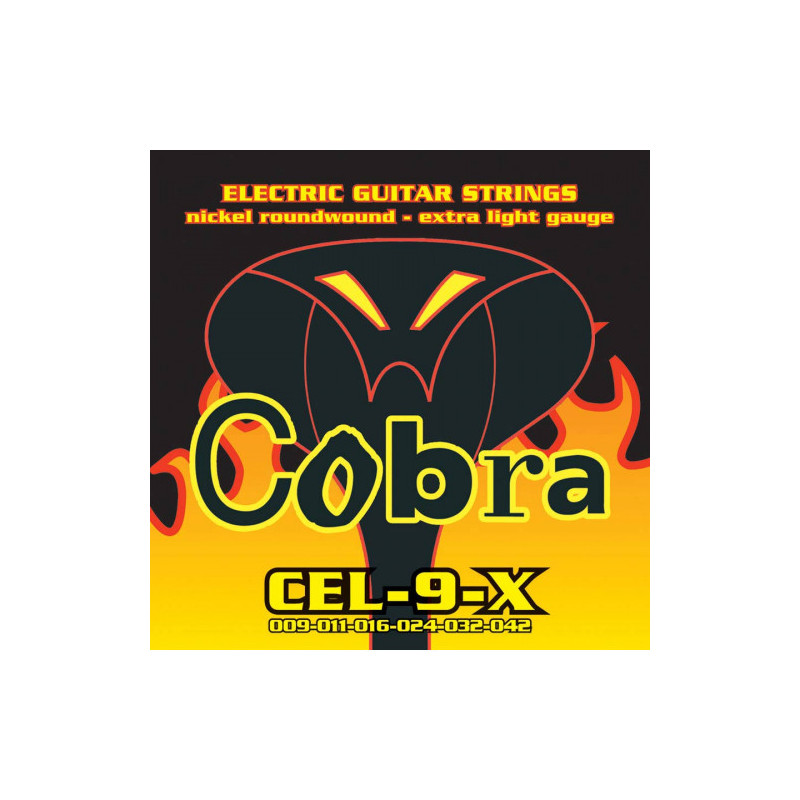 COBRA Muta di corde per chitarra elettrica, 009-042