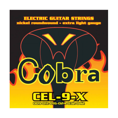COBRA Muta di corde per chitarra elettrica, 009-042