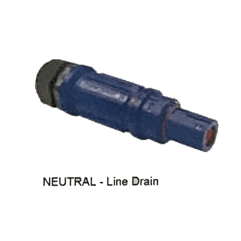 CONNETTORE UNIPOLARE 400A LINE DRAIN BLU N