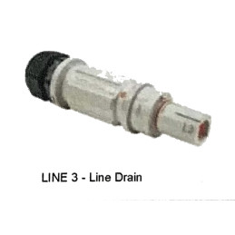 CONNETTORE UNIPOLARE 400A LINE DRAIN GRIGIO L3