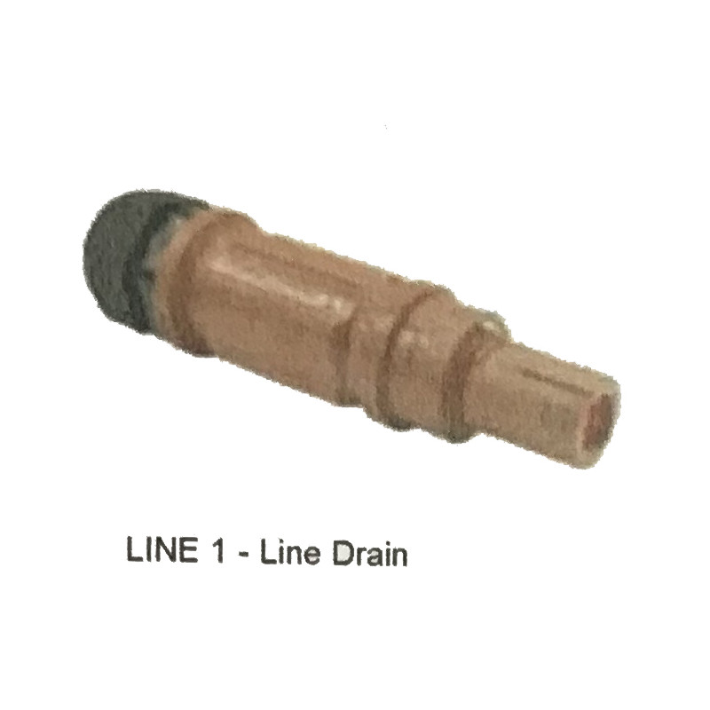 CONNETTORE UNIPOLARE 400A LINE DRAIN MARRONE L1