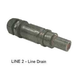 CONNETTORE UNIPOLARE 400A LINE DRAIN NERO L2