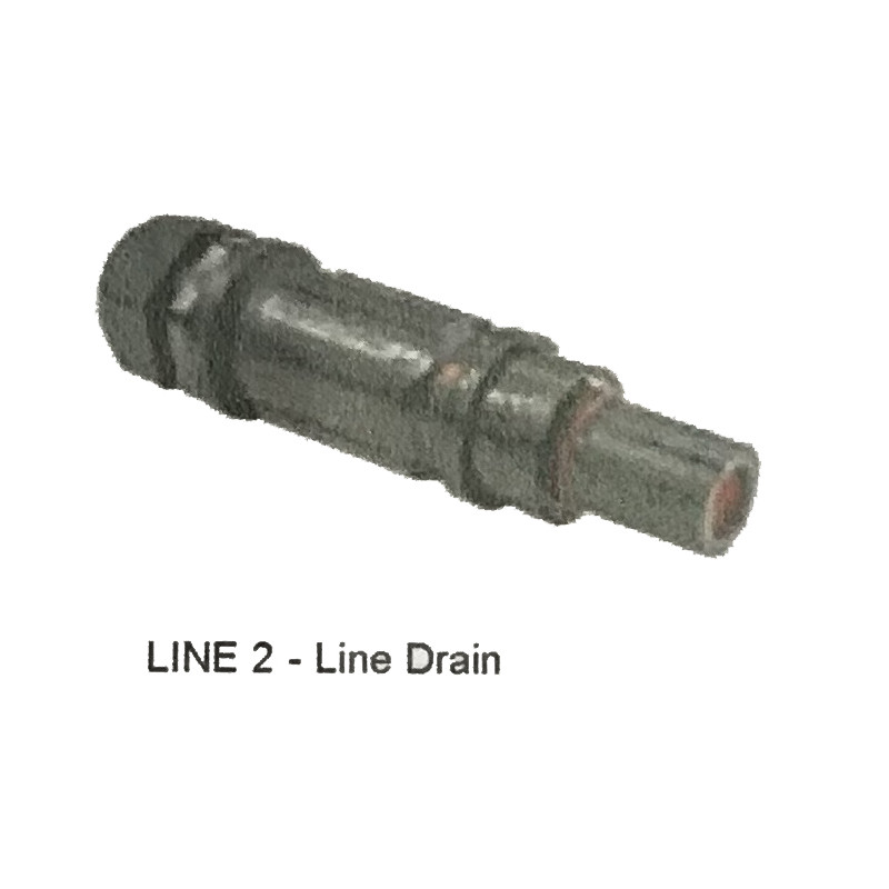 CONNETTORE UNIPOLARE 400A LINE DRAIN NERO L2