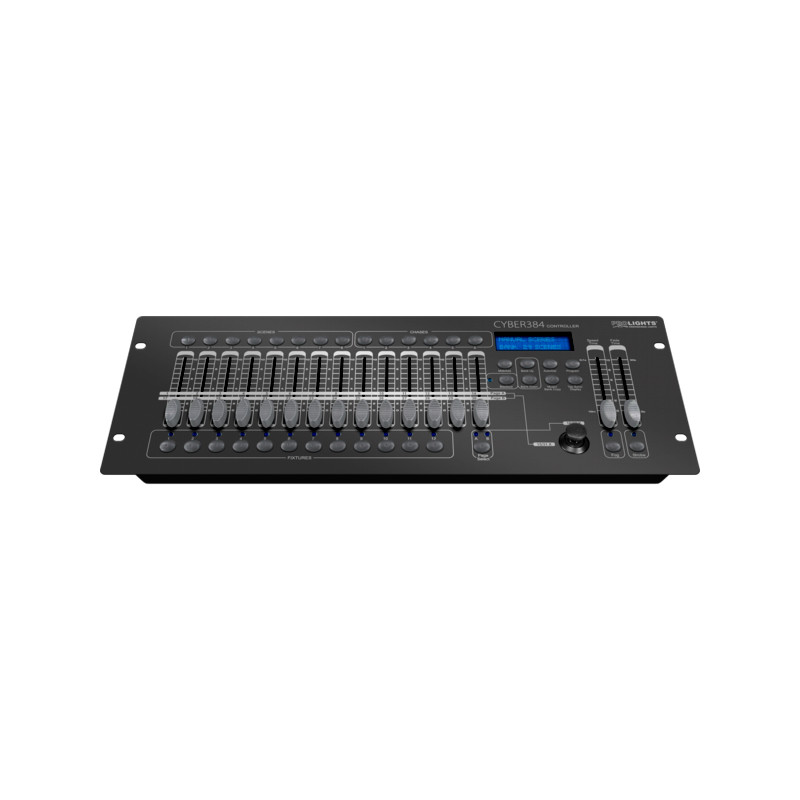 CONTROLLER CON 384 CANALI DMX 12 UNITA DA 32 CANALI MAX 4U/19