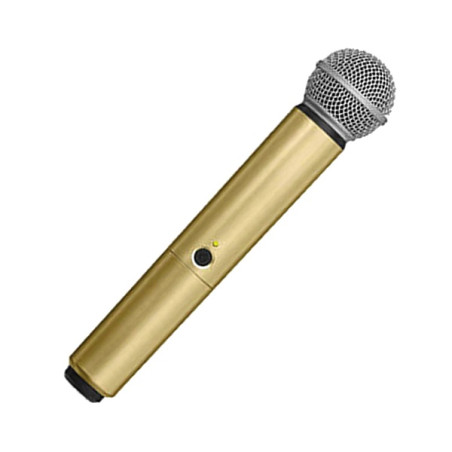 COPERTURA COLORATA DORATO PER TRASMETT.RADIO GLXD SM58-BETA58