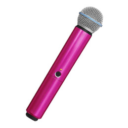 COPERTURA COLORATA ROSA PER TRASMETT.RADIO GLXD SM58-BETA58