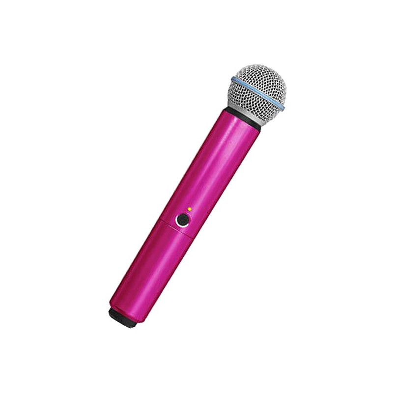 COPERTURA COLORATA ROSA PER TRASMETT.RADIO GLXD SM58-BETA58