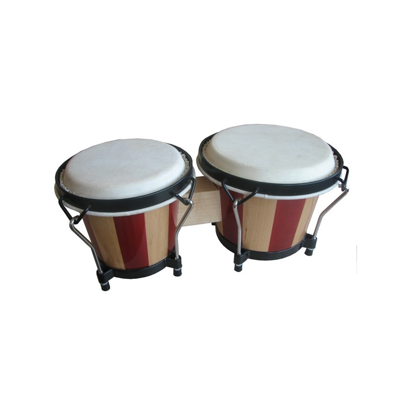 COPPIA BONGOS SOUNDSATION SB-NW10-WS WOOD STRIPES