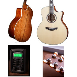 Crafter PG-MAHO PLUS elettroacustica in Mogano massello
