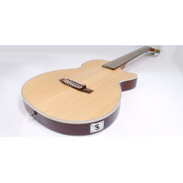 CT 125 C/N Chitarra classica elettrificata Thin line a spalla mancante