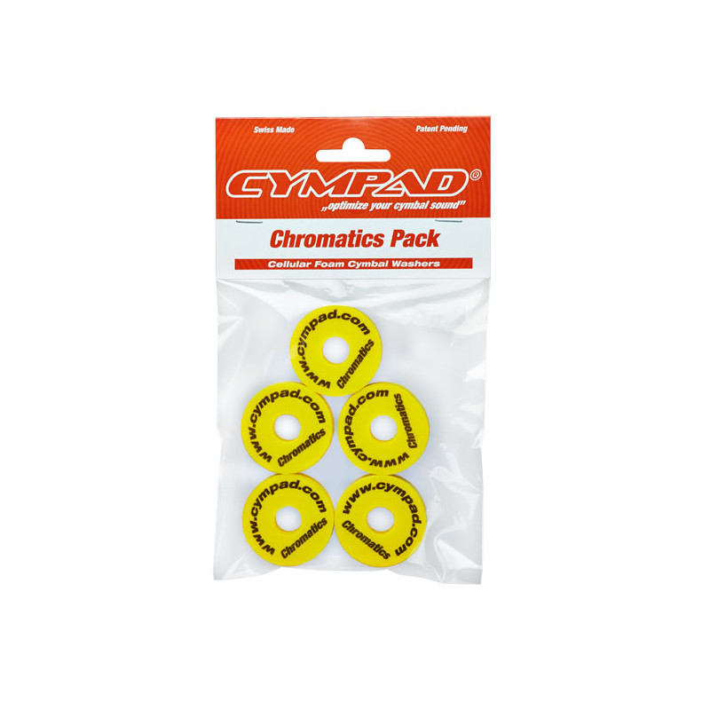 Cympad Optimizer Chromatic per Bell/China/Crash/Splash - Giallo (5 pezzi)