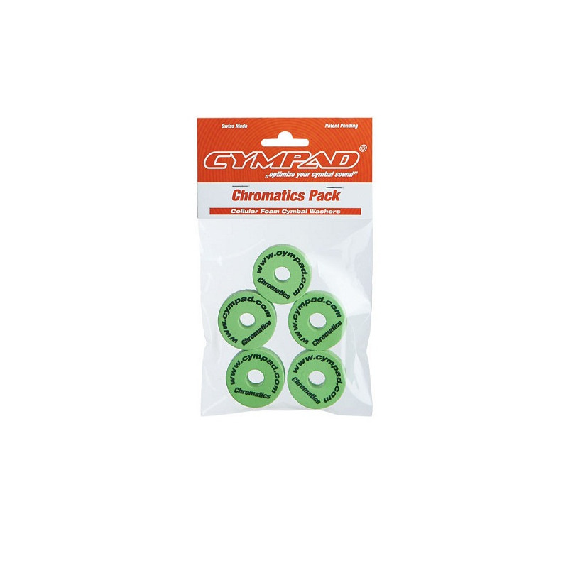 Cympad Optimizer Chromatic per Bell/China/Crash/Splash - Verde (5 pezzi)