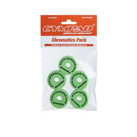 Cympad Optimizer Chromatic per Bell/China/Crash/Splash - Verde (5 pezzi)