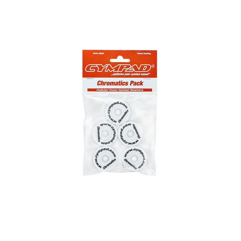 Cympad Optimizer Chromatic per Bell/China/Crash/Splash -Bianco (5 pezzi)