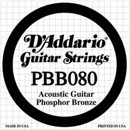 D'Addario PBB080 singola pe basso acustico