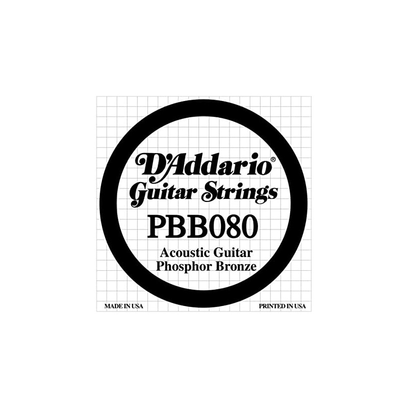 D'Addario PBB080 singola pe basso acustico