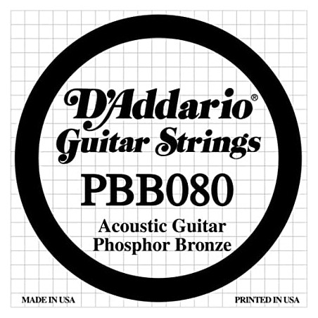 D'Addario PBB080 singola pe basso acustico