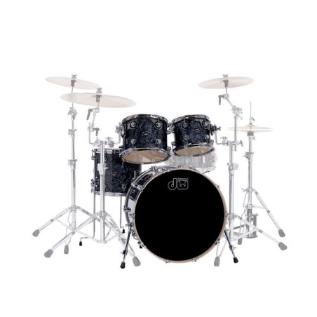 DRUM WORKSHOP SHELL SET PERFORMANCE FINISH PLY / SATIN OIL - BLACK DIAMOND
