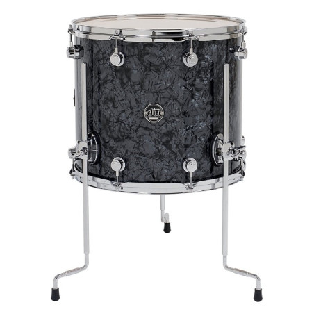DRUM WORKSHOP TIMPANO PERFORMANCE FINISH PLY / SATIN OIL - BLACK DIAMOND 16x14