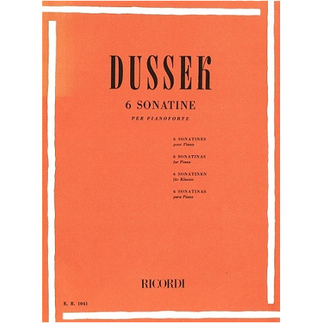 DUSSEK 6 Sonatine Op. 20