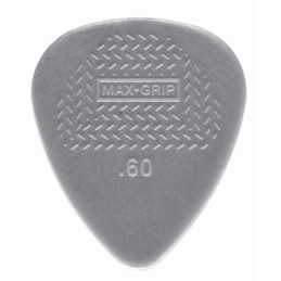 DUNLOP PLETTRO 449P.60 NYLON Max Grip Std .60mm | Disalvatoremusics...