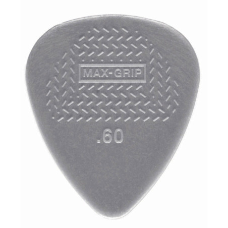 DUNLOP PLETTRO 449P.60 NYLON Max Grip Std .60mm | Disalvatoremusics...