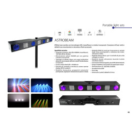 Effetto Combo moonflower + strobo, 256 RGBWA LED (moonflower) + 192 LED (Strobe)