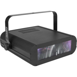 Effetto luce multiraggio basato su tecnologia LED RGBWA, concepito per la creazione di fasci netti e definiti con movimento in s