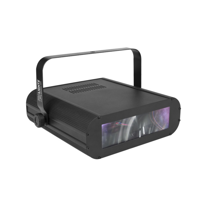 Effetto luce multiraggio basato su tecnologia LED RGBWA, concepito per la creazione di fasci netti e definiti con movimento in s